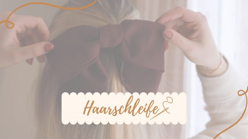 DIY Haarschleife – Verwerte deine alten Lieblingsstücke!