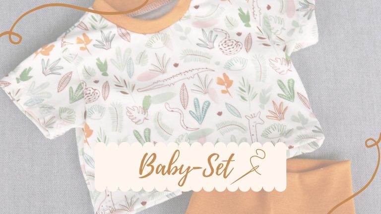DIY Babykleidung - Dein erstes selbstgenähtes Baby Set! (inkl. gratis Schnittmuster)
